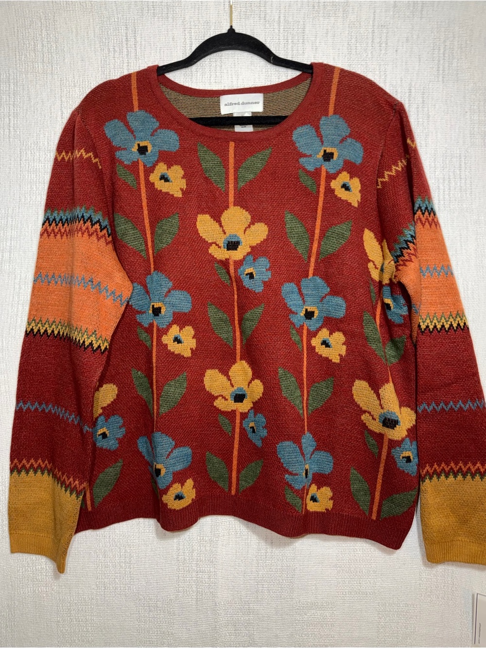 Alfred Dunner Fall Cozy Oversized Knit Sweater - XL